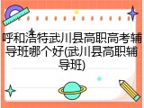 呼和浩特武川县高职高考辅导班哪个好(武川县高职辅导班)