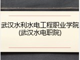 武汉水利水电工程职业学院(武汉水电职院)