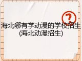 海北哪有学动漫的学校招生(海北动漫招生)