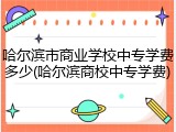 哈尔滨市商业学校中专学费多少(哈尔滨商校中专学费)