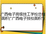 广西电子高级技工学校总校面积("广西电子技校面积")