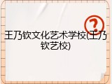 王乃钦文化艺术学校(王乃钦艺校)