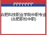 合肥科技职业学院中职专业(合肥职校中职)
