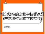 博尔塔拉的宠物学校哪家好(博尔塔拉宠物学校推荐)