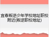 宜春叛逆少年学校地址职校附近(叛逆职校地址)