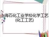 上海石化工业学校化学工艺(化工工艺)