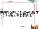 赣州华坚科技职业学院的优缺点(华坚职院优劣)