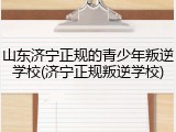 山东济宁正规的青少年叛逆学校(济宁正规叛逆学校)