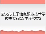 武汉市电子信息职业技术学校美女(武汉电子校花)
