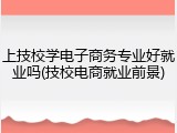 上技校学电子商务专业好就业吗(技校电商就业前景)