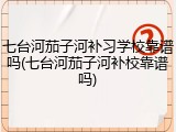 七台河茄子河补习学校靠谱吗(七台河茄子河补校靠谱吗)