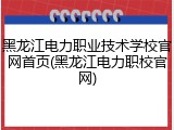 黑龙江电力职业技术学校官网首页(黑龙江电力职校官网)