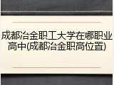 成都冶金职工大学在哪职业高中(成都冶金职高位置)