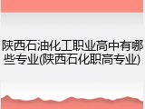 陕西石油化工职业高中有哪些专业(陕西石化职高专业)