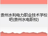 贵州水利电力职业技术学校吧(贵州水电职校)