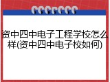 资中四中电子工程学校怎么样(资中四中电子校如何)