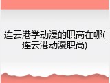 连云港学动漫的职高在哪(连云港动漫职高)
