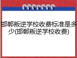 邯郸叛逆学校收费标准是多少(邯郸叛逆学校收费)