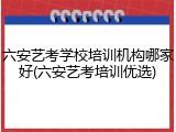 六安艺考学校培训机构哪家好(六安艺考培训优选)