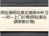 阿拉善阿拉善左旗高中补习一对一上门价格(阿拉善左旗家教价格)