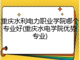 重庆水利电力职业学院哪个专业好(重庆水电学院优势专业)