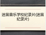 迷笛音乐学校纪录片(迷笛纪录片)