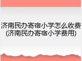 济南民办寄宿小学怎么收费(济南民办寄宿小学费用)