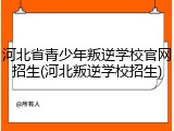 河北省青少年叛逆学校官网招生(河北叛逆学校招生)