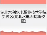 湖北水利水电职业技术学院新校区(湖北水电职院新校区)