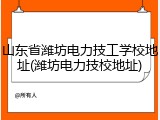 山东省潍坊电力技工学校地址(潍坊电力技校地址)