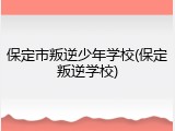 保定市叛逆少年学校(保定叛逆学校)