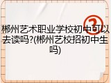 郴州艺术职业学校初中可以去读吗?(郴州艺校招初中生吗)