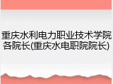 重庆水利电力职业技术学院各院长(重庆水电职院院长)