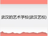 武汉的艺术学校(武汉艺校)