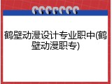 鹤壁动漫设计专业职中(鹤壁动漫职专)