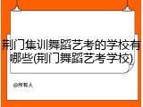 荆门集训舞蹈艺考的学校有哪些(荆门舞蹈艺考学校)