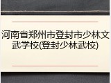 河南省郑州市登封市少林文武学校(登封少林武校)