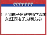 江西省电子信息技师学院美女(江西电子技师校花)
