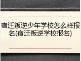 宿迁叛逆少年学校怎么样报名(宿迁叛逆学校报名)