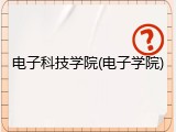 电子科技学院(电子学院)