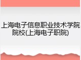 上海电子信息职业技术学院院校(上海电子职院)