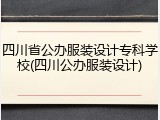 四川省公办服装设计专科学校(四川公办服装设计)