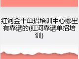 红河金平单招培训中心哪里有靠谱的(红河靠谱单招培训)
