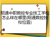 昭通中职数控专业技工学校怎么样在哪里(昭通数控技校位置)