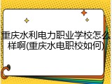 重庆水利电力职业学校怎么样啊(重庆水电职校如何)