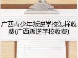 广西青少年叛逆学校怎样收费(广西叛逆学校收费)