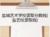 盐城艺术学校录取分数线(盐艺校录取线)