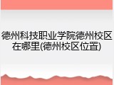 德州科技职业学院德州校区在哪里(德州校区位置)