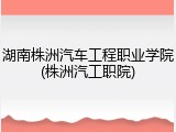 湖南株洲汽车工程职业学院(株洲汽工职院)