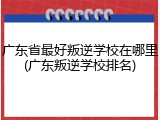 广东省最好叛逆学校在哪里(广东叛逆学校排名)